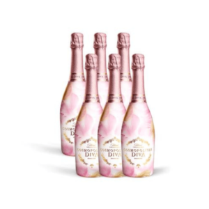 Cosmopolitan Diva Peach Wine (750ml x 12 Bottles)