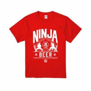 NINJA BEER Series T-Shirt – High Red (Size L)