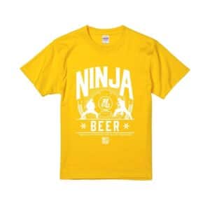 NINJA BEER Series T-Shirt – Canary Yellow (Size M)